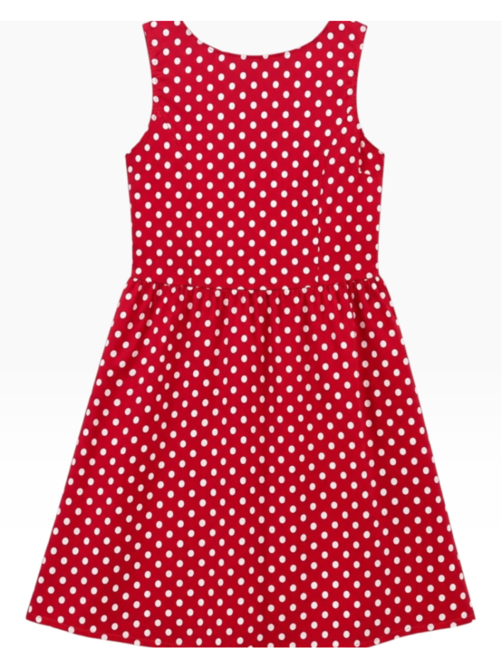 E Molly Fashion Red White Polka Dot Fit & Flare Dress M Retro Pinup Rockabilly’s